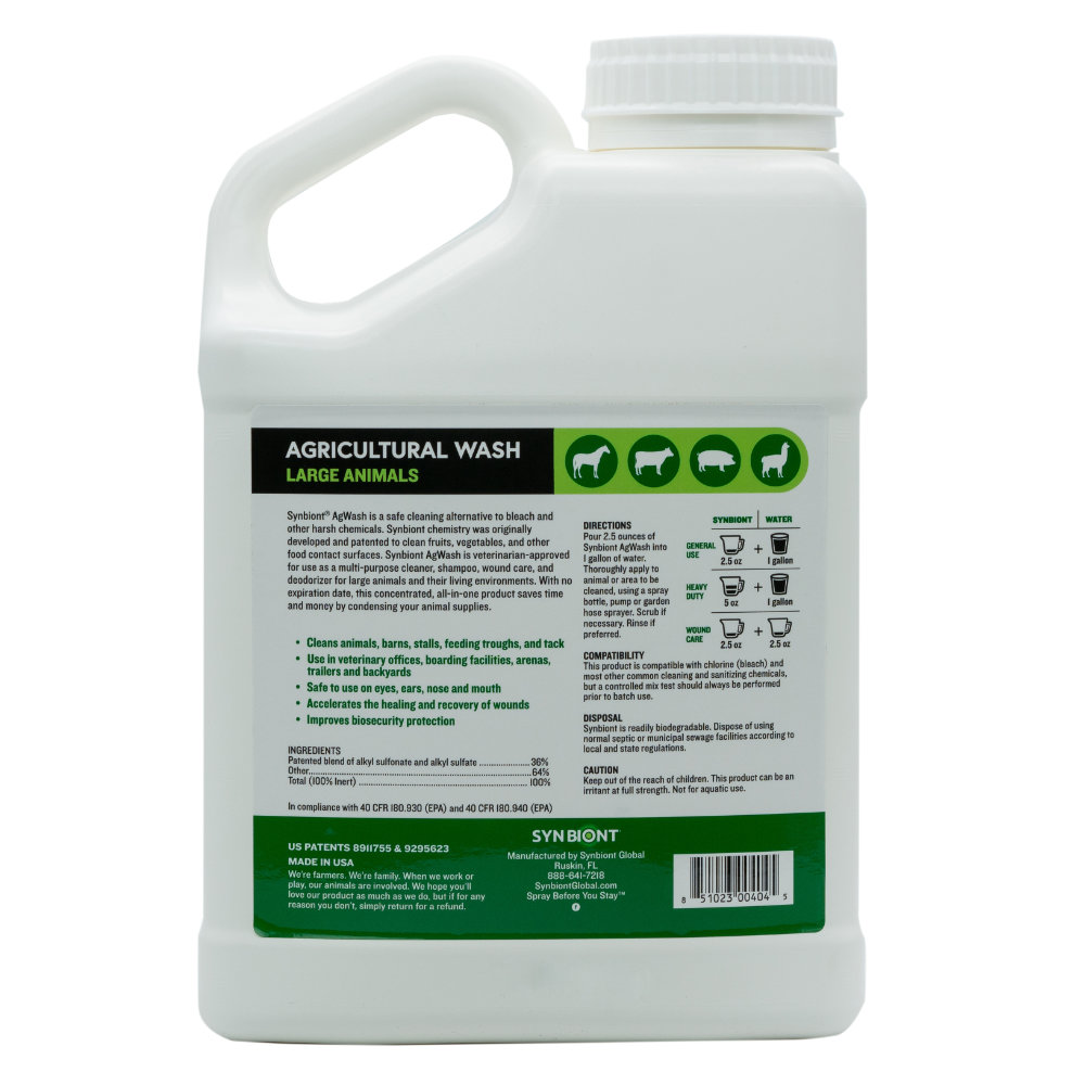 Synbiont Ag Wash 1 Gallon Concentrate